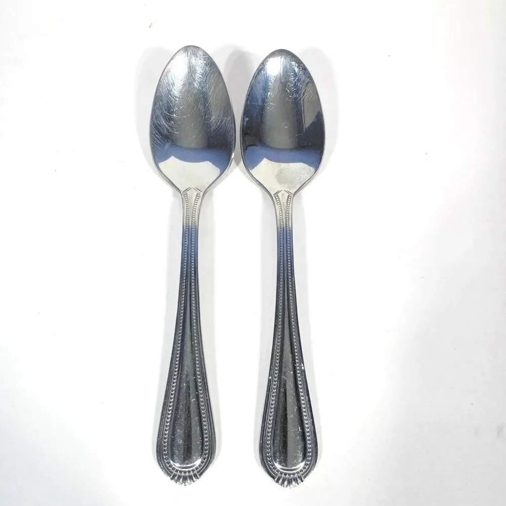 Oneida Southwyck Tea Spoons Lot of 2 Silverplate